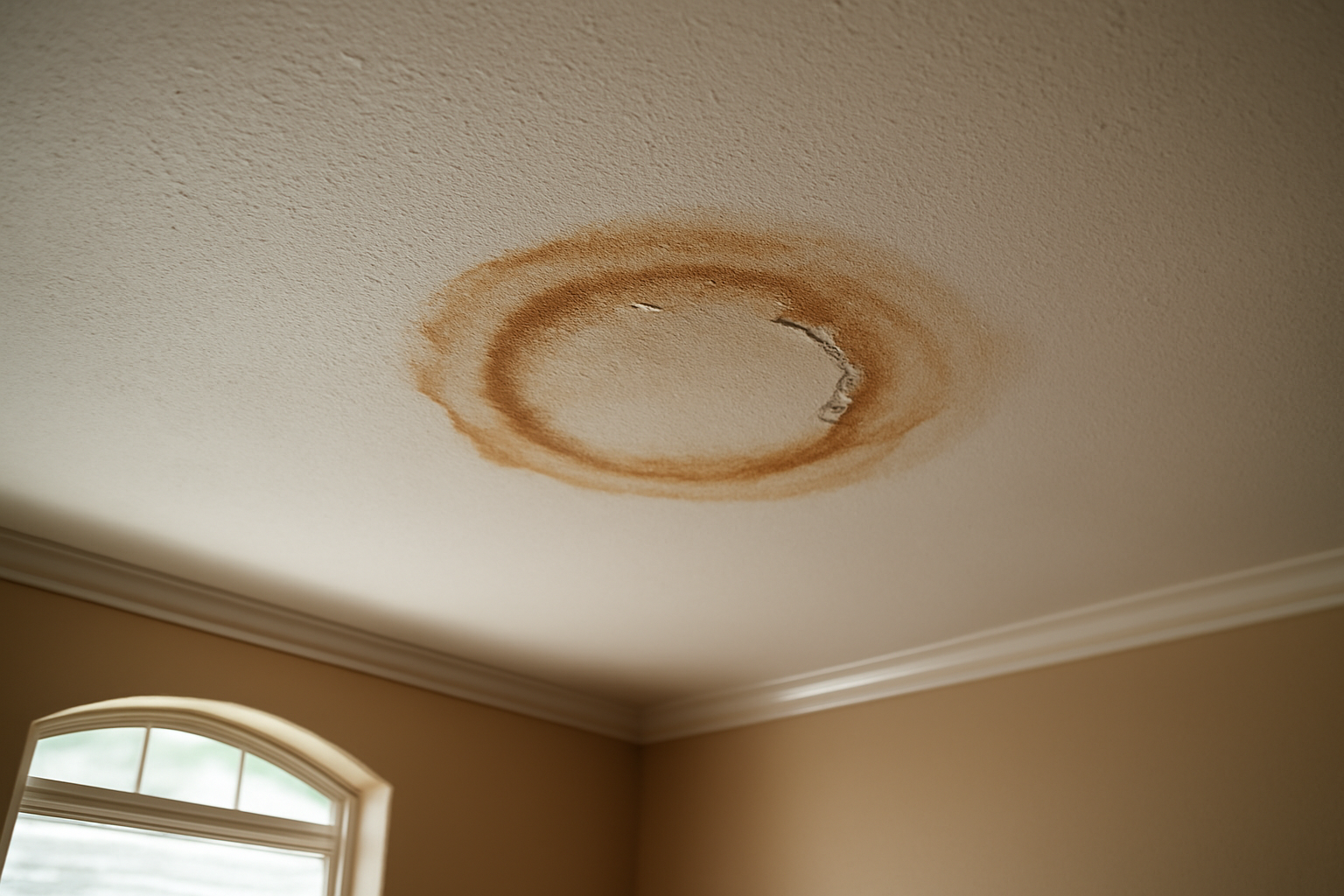 Ceiling Stain Location vs Actual Leak Sou… | Wannamaker