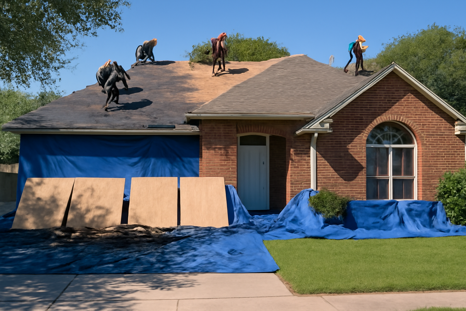 How Roofers Protect Your Landscaping & Dr… | Wannamaker